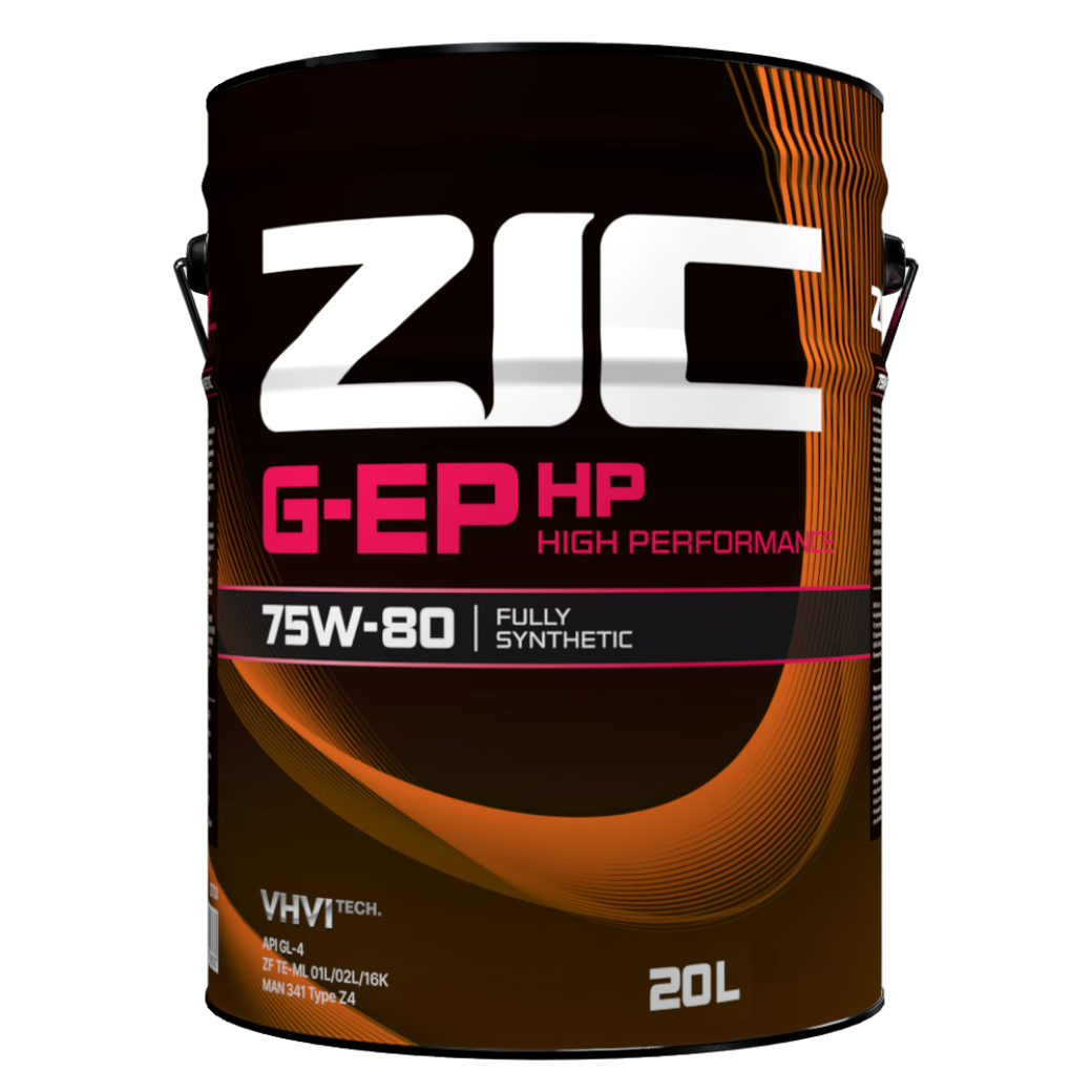 Олива трансмісійна ZIC G-EP HP 75W-80 20л